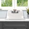 Nantucket Sinks 22-inch Cast Iron Wallmount Utility Sink CI-2218WNRG - alternate 4